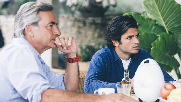 Carlos Sainz padre e hijo.