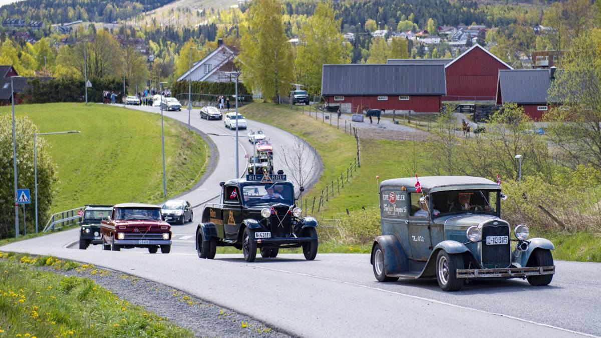 Desfile de clásicos el día de la Constitución de Noruega