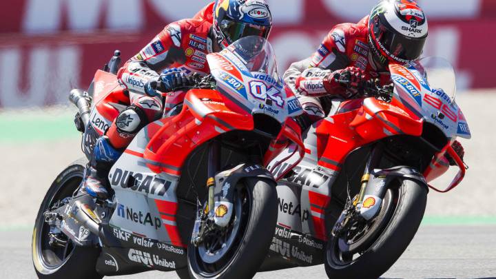 "Dovizioso sabe que en Ducati están hablando con Lorenzo"
