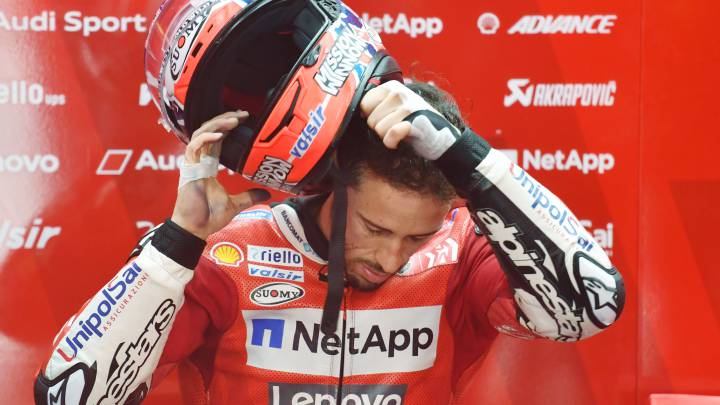 Fractura de clavícula para Dovizioso: será operado hoy