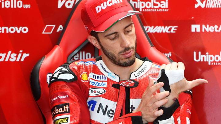 Dovizioso podrá volver a entrenar "en unos días"
