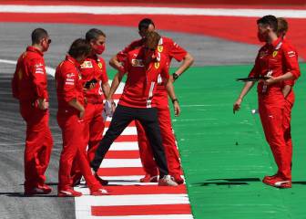 Los pilotos comienzan a llegar e inspeccionar el circuito en Spielberg