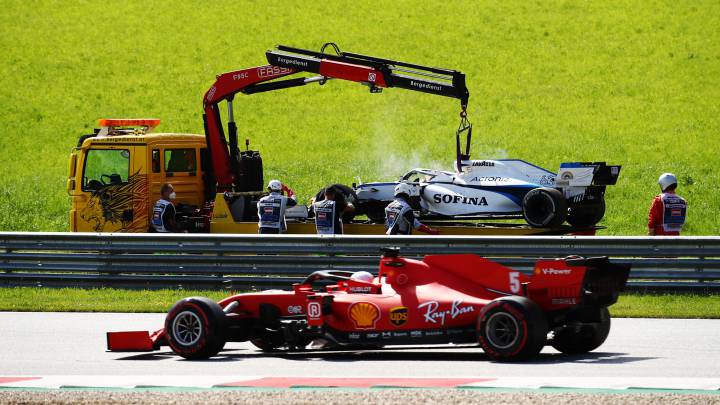 Sebastian Vettel (Ferrari SF1000). Austria, F1 2020.