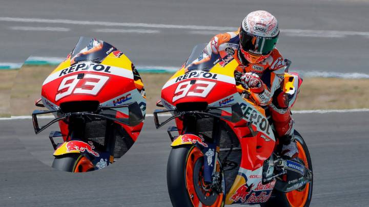 La parajita de Honda no faltó a la obra incompleta de Márquez