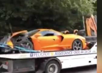Un expiloto de Fórmula 1 se estrella y destroza su coche de 1 millón de euros