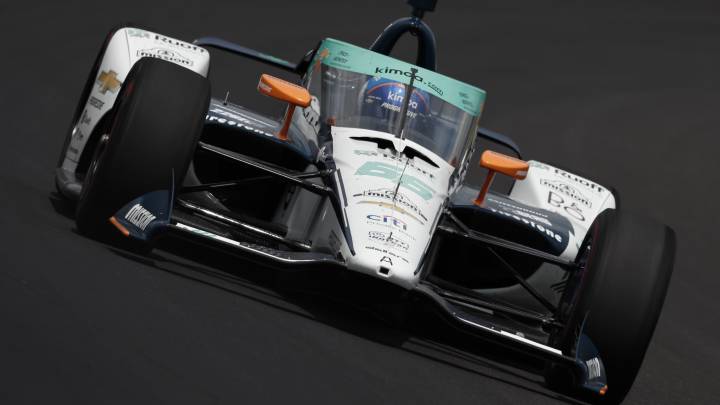 Alonso con el Arrow McLaren SP en Indianápolis.