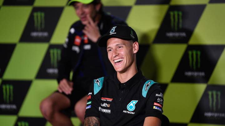 Quartararo: "La KTM va muy bien y ya rodó en Austria y Misano"