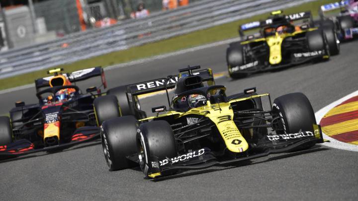 Daniel Ricciardo (Renault RS20). Spa-Francorchamps, Bélgica. F1 2020.