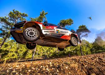 Sébastien Ogier alza el vuelo con su Toyota en Turquía