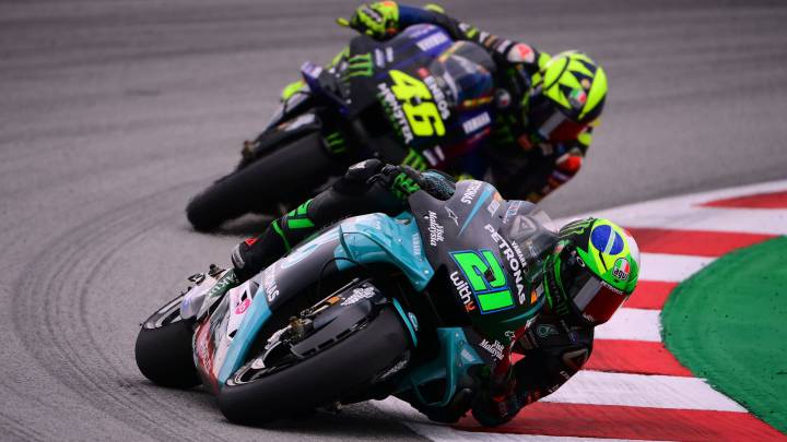 Rossi jugará con ventaja en Petronas frente a Morbidelli