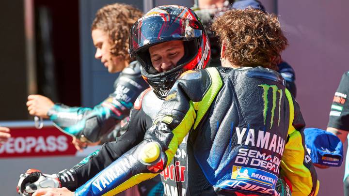 Quartararo, sobre Rossi: "Ocupo su moto, no su lugar"