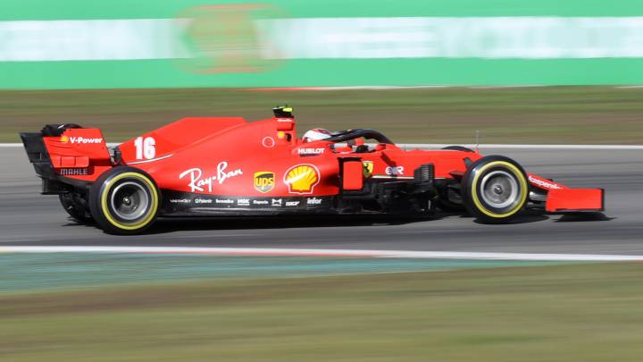 Charles Leclerc (Ferrari SF1000). Nurburgring. F1 2020.