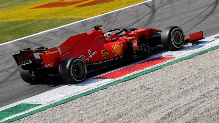 El Ferrari SF1000 de Vettel.
