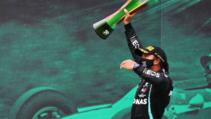 Lewis Hamilton (Mercedes). Portimao, Portugal. F1 2020.