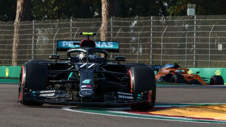 Bottas durante la clasificación del GP de Emilia Romaña
