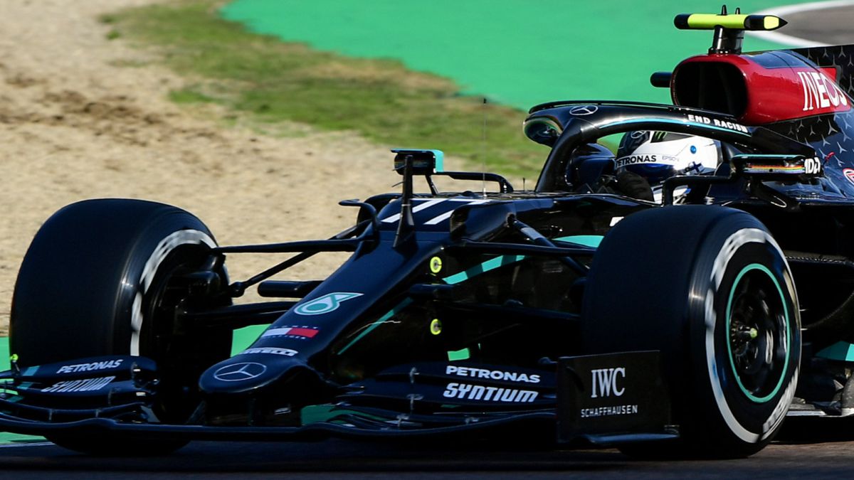 Valtteri Bottas (Mercedes W11). Ímola, Italia. F1 2020.