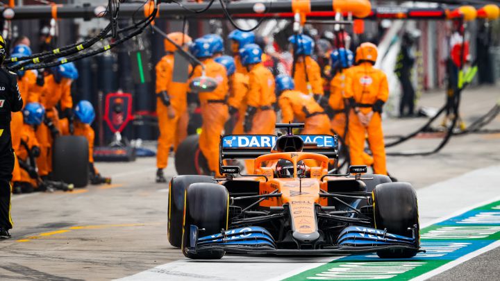 Carlos Sainz (McLaren MCL35). Ímola, Italia. F1 2020.