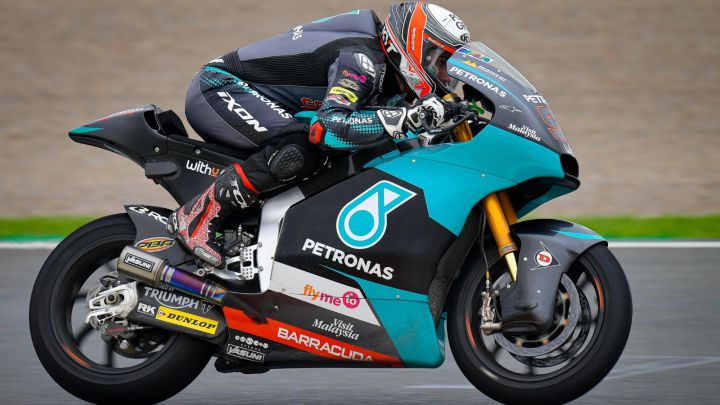 Pole de Vierge y brutal salvada de Bastianini a lo Márquez