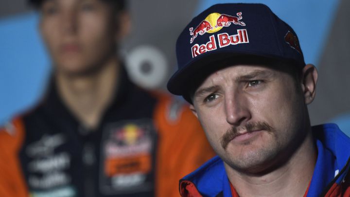 Jack Miller en una conferencia de prensa.