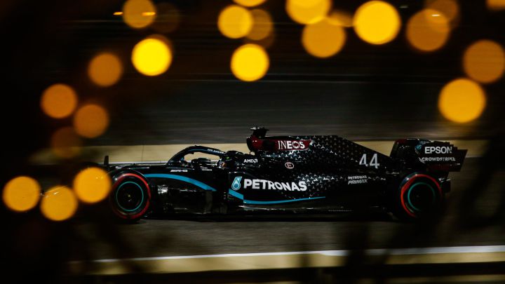 Lewis Hamilton (Mercedes W11). Bahréin, F1 2020.