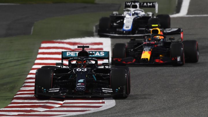 George Russell (Mercedes W11). Bahréin, F1 2020.