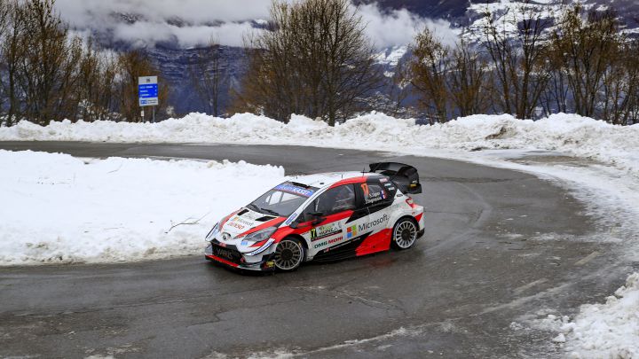Ogier con el Toyota en Monza.