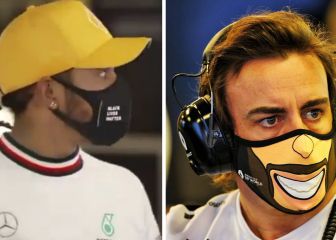 Alonso, tras ver el vídeo de Hamilton alucinando con su R25