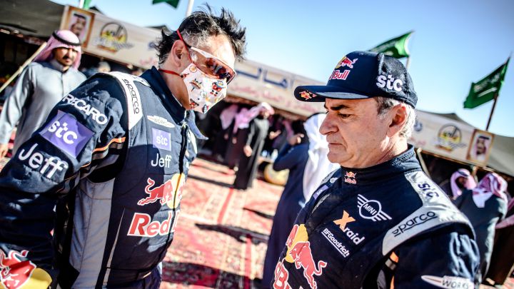 Lucas Cruz y Carlos Sainz en Hail.