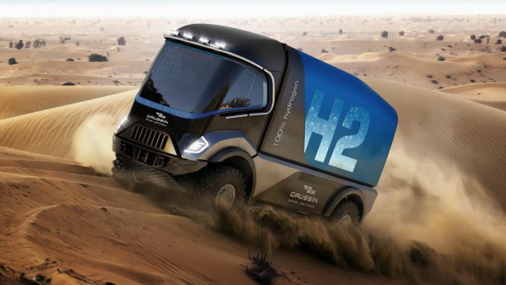 Proyecto de camión de hidrógeno en el Dakar.