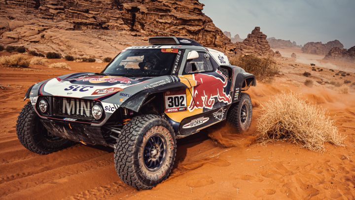 Peterhansel durante una etapa del Rally Dakar 202