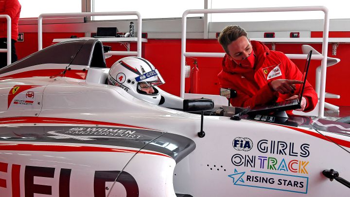 Weug hace historia en Ferrari