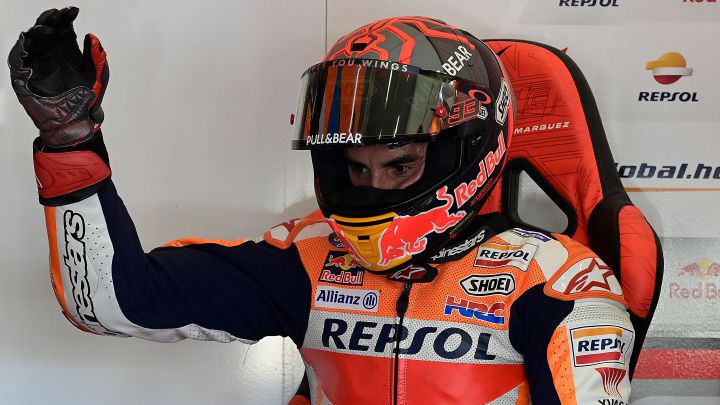 Márquez durante el segundo fin de semana en Jerez 2020