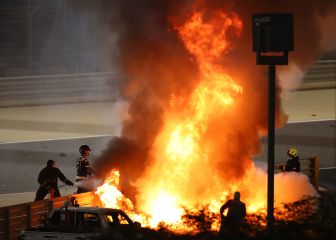 Así fue el terrible accidente de Grosjean