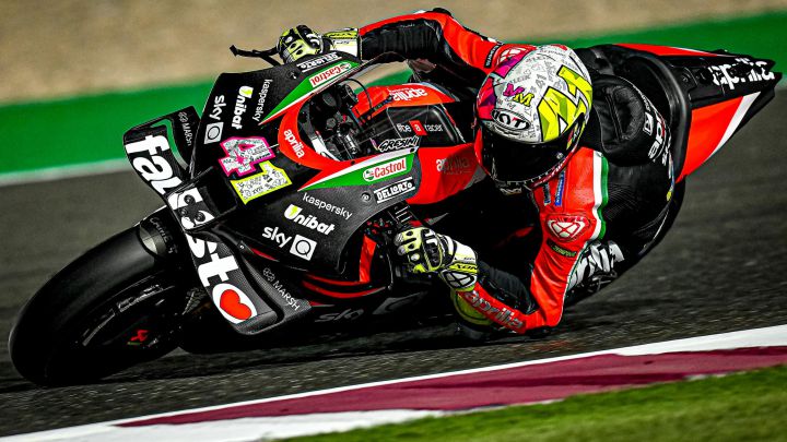 Aleix: "Dedico este primer día a Gresini y a sus trabajadores"