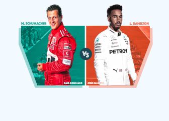 Michael Schumacher o Lewis Hamilton: ¿con cuál te quedas?