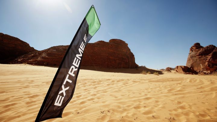 Pista de Extreme E en Arabia Saudí.