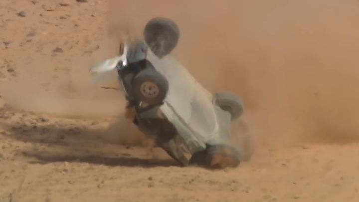 El vuelco de Hurtgen con el Cupra.
