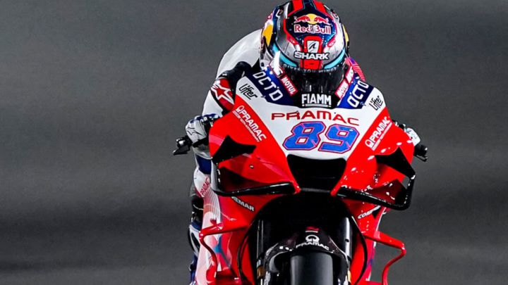 Jorge Martín durante los entrenamientos del GP de Doha
