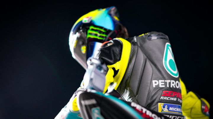 Valentino Rossi en Qatar.