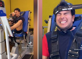 El duro entrenamiento de un piloto de F1: Checo Pérez acaba 'roto'