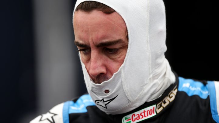 Fernando Alonso (Alpine). Ímola, F1 2021.