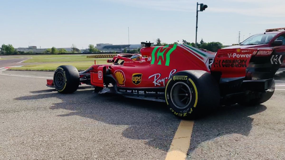 Carlos Sainz (Ferrari SF71H). Fiorano, Italia. F1 2021.