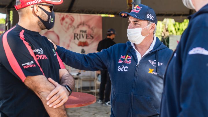 Carlo Sainz con Al Rajhi en Andalucía.