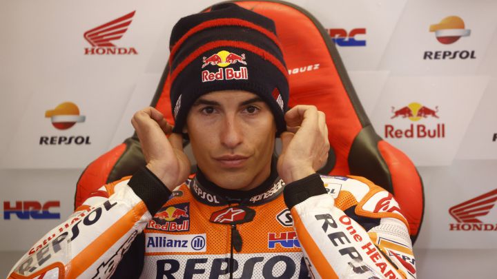 Márquez: "Enfadado conmigo mismo por la segunda caída"
