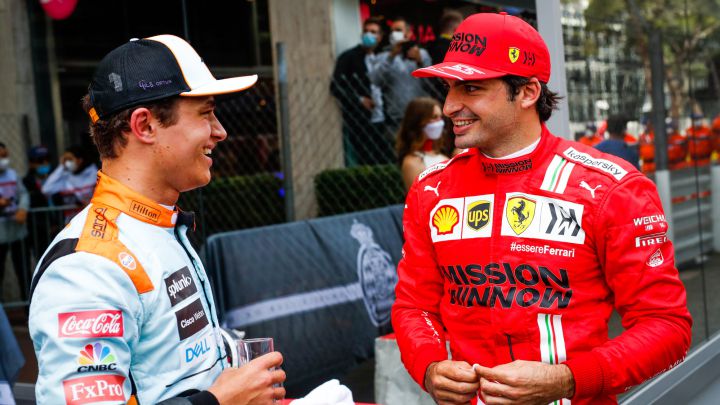 Sainz se la devuelve a Norris