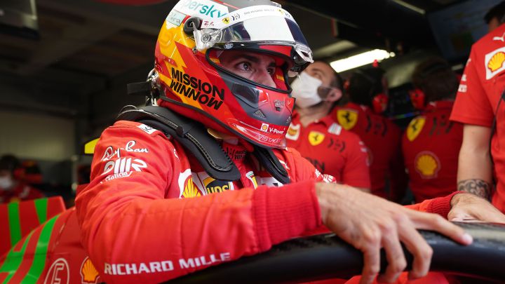 Carlos Sainz (Ferrari). F1 2021.