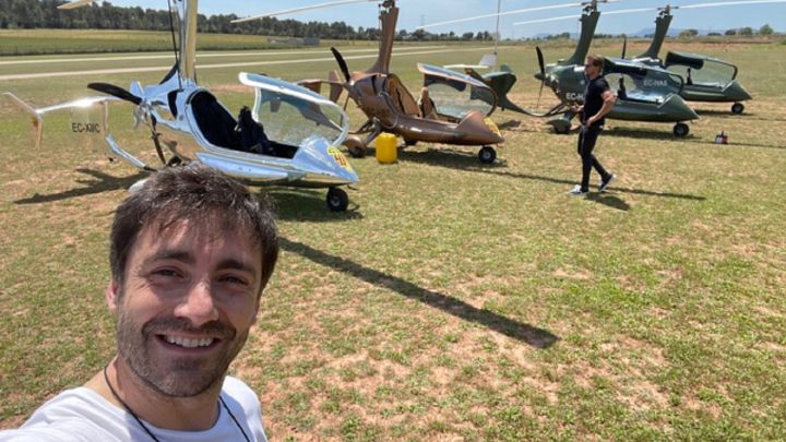 Pablo Nieto se aficiona al autogiro de Juan de la Cierva