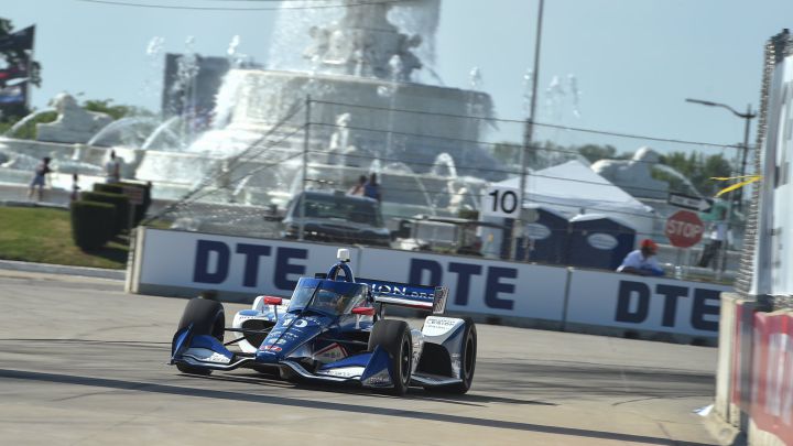 Álex Palou en Detroit.