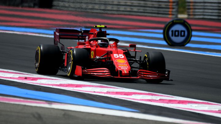 Carlos Sainz (Ferrari SF21). Paul Ricard, Francia. F1 2021.