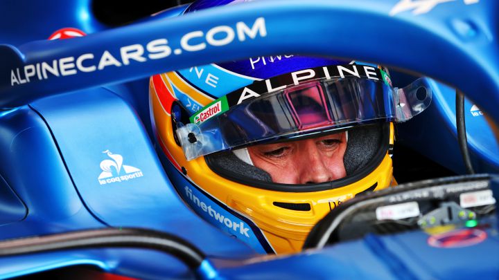 Fernando Alonso (Alpine). Paul Ricard, Francia. F1 2021.